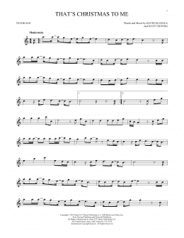 page one of That's Christmas To Me (Tenor Sax Solo)