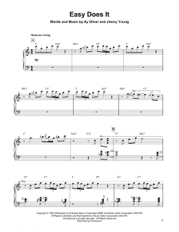 page one of Easy Does It (Piano Transcription)
