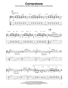 page one of Cornerstone (Solo Guitar)