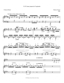 page one of D'Anne Jouant De L'Espinette (Piano & Vocal)