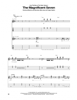 page one of The Magnificent Seven (Guitar Tab)