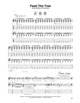 page one of Feed The Tree (Guitar Tab)