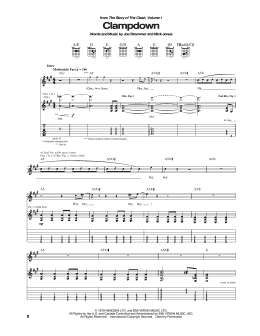 page one of Clampdown (Guitar Tab)