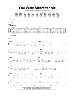 page one of You Were Meant For Me (Really Easy Guitar)