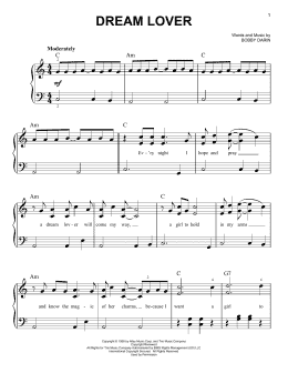 page one of Dream Lover (Easy Piano)