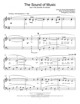 page one of The Sound Of Music (arr. Fred Kern) (Educational Piano)