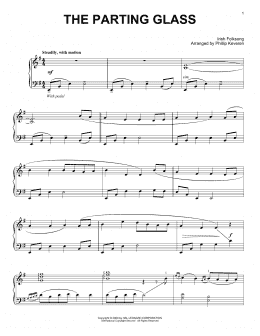 page one of The Parting Glass (arr. Phillip Keveren) (Piano Solo)