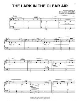 page one of The Lark In The Clear Air (arr. Phillip Keveren) (Piano Solo)
