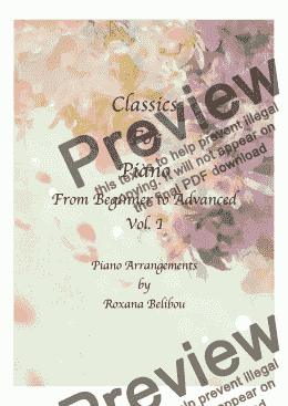 page one of Classics for Piano from Beginner to Advanced