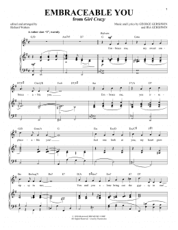 page one of Embraceable You (Piano & Vocal)