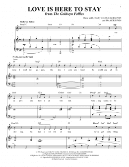 page one of Love Is Here To Stay (Piano & Vocal)