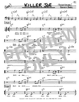 page one of Killer Joe (Real Book – Melody, Lyrics & Chords)