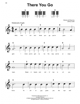 page one of There You Go (Super Easy Piano)