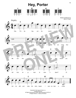 page one of Hey, Porter (Super Easy Piano)