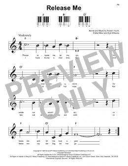 page one of Release Me (Super Easy Piano)