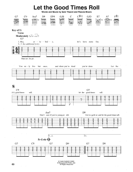page one of Let The Good Times Roll (Guitar Lead Sheet)
