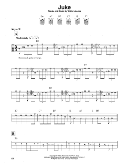 page one of Juke (Guitar Lead Sheet)