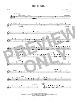 page one of The Hustle (Flute Solo)