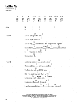 page one of Let Him Fly (Ukulele Chords/Lyrics)