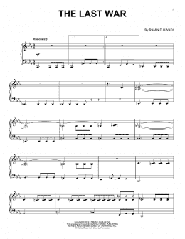page one of The Last War (from Game of Thrones) (Piano Solo)