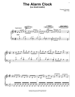 page one of Le Reveil-Matin (The Alarm Clock) (Piano Solo)