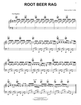 page one of Root Beer Rag (Piano Solo)