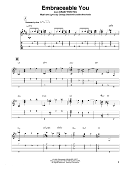 page one of Embraceable You (Solo Guitar)