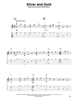 page one of Silver And Gold (Solo Guitar)