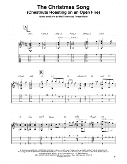 page one of The Christmas Song (Chestnuts Roasting On An Open Fire) (Solo Guitar)