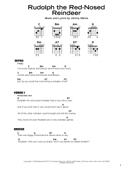 page one of Rudolph The Red-Nosed Reindeer (Really Easy Guitar)