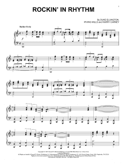 page one of Rockin' In Rhythm (Piano Solo)