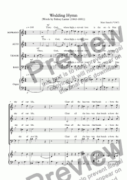 page one of Wedding Hymn