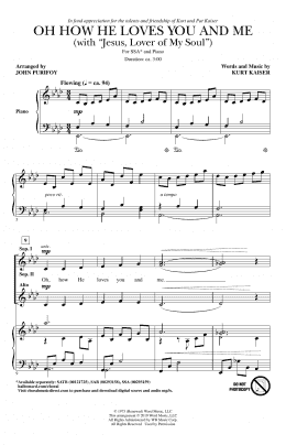 page one of Oh How He Loves You And Me (with "Jesus, Lover Of My Soul") (SSA Choir)