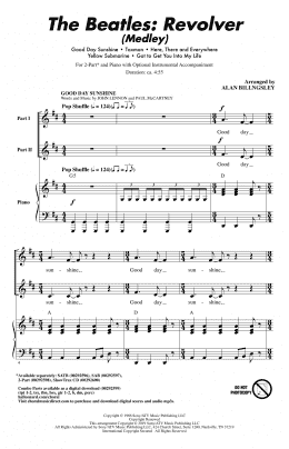 page one of The Beatles: Revolver (Medley) (arr. Alan Billingsley) (2-Part Choir)