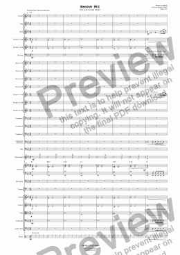 page one of Show Me  (The Love In Your Heart) - Orchestra