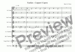 page one of Fanfare - WMPBB
