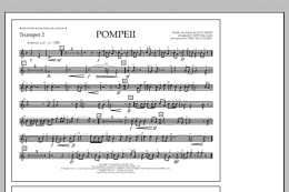 page one of Pompeii - Trumpet 2 (Marching Band)