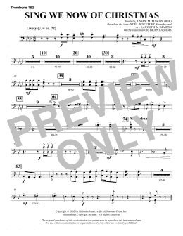 page one of Sing We Now Of Christmas (from Morning Star) - Trombone 1 & 2 (Choir Instrumental Pak)
