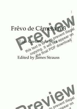 page one of Fr�vo de C�mera n�3