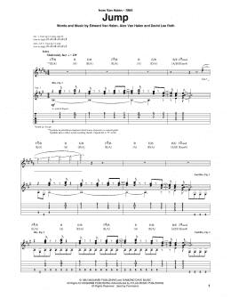 page one of Jump (Guitar Tab)