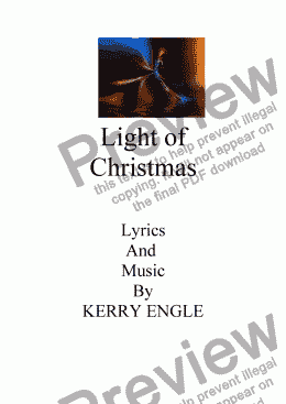 page one of Light of Christmas
