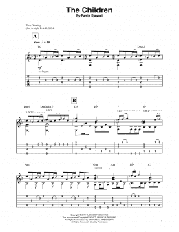 page one of The Children (from Game of Thrones) (Solo Guitar Tab)