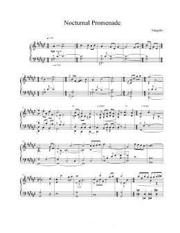 page one of Nocturnal Promenade (Piano Solo)