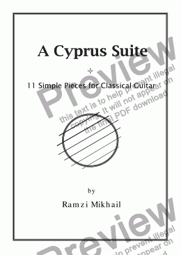 page one of A Cyprus Suite 