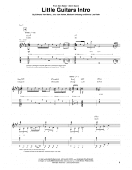 page one of Little Guitars Intro (Guitar Tab)