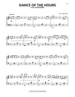 page one of Dance Of The Hours (from La Gioconda) (Piano Solo)