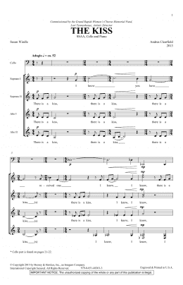 page one of The Kiss (SSA Choir)