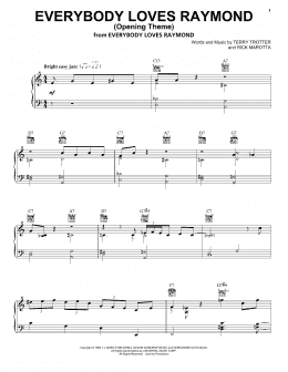 page one of Everybody Loves Raymond (Opening Theme) (Piano Solo)