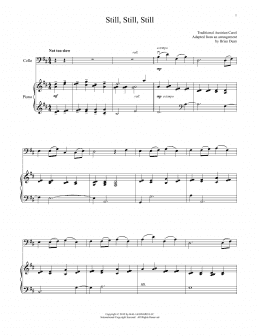 page one of Still, Still, Still (Cello and Piano)