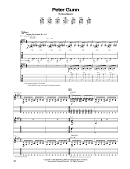 page one of Peter Gunn (Guitar Tab)